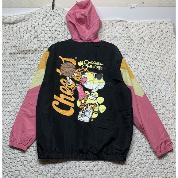 Other - Cheetos Chester Cheetah‎ Retro Pullover Jacket Windbreaker Men's L Basketball